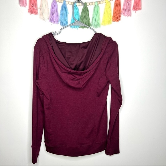 Under Armour Crimson Coral Full Zip Up Hooded Sweatshirt Athletic Jacket Small - Picture 11 of 15